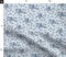Blue Octopus Coastal Baby Ocean Animal Cephalopod Fish Under The Sea Creatures Custom Printed Fabric by Spoonflower Various Fabrics by the Yard or Fat Quarter 13033985